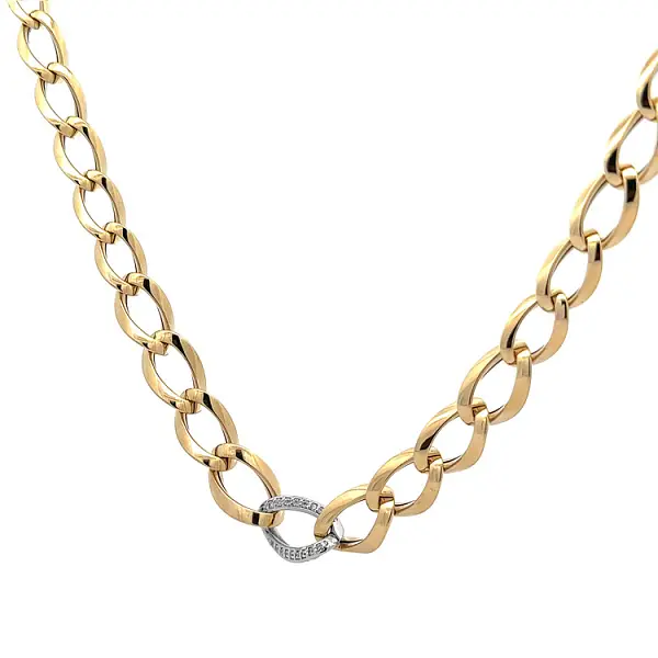Zlatý Náhrdelník se Zirkony