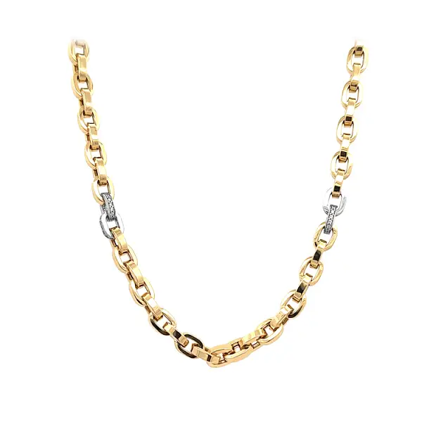 Zlatý Náhrdelník se Zirkony