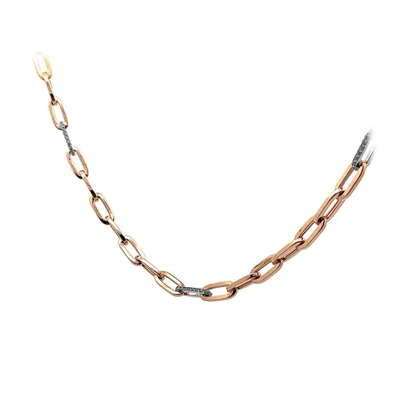 Dámský Náhrdelník z Kombinovaného Zlata