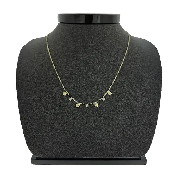 Zlatý Náhrdelník se Zirkony