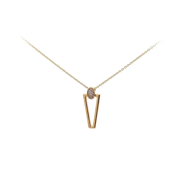 Zlatý Náhrdelník se Zirkony