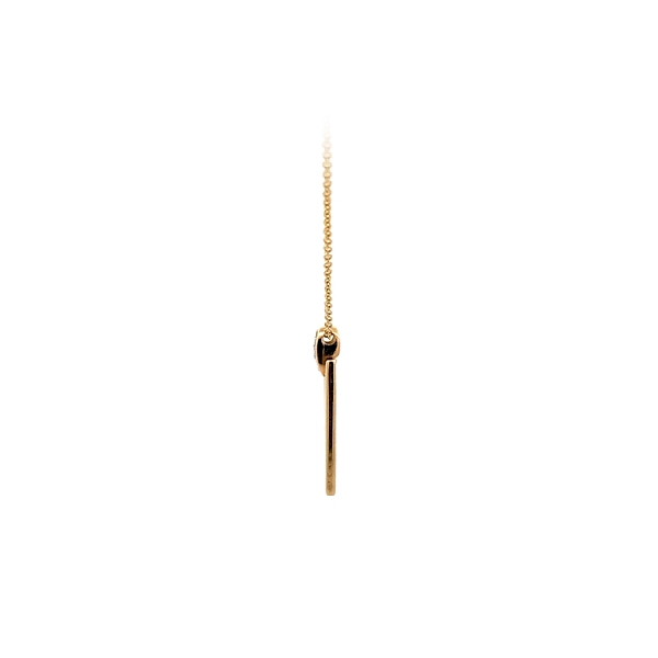 Gold Necklace with Zircons