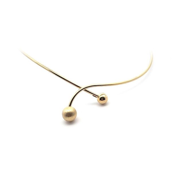 Gold Fixed Necklace Balls