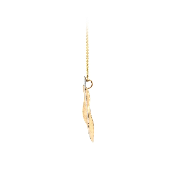 Ladies Necklace made of Combination Gold