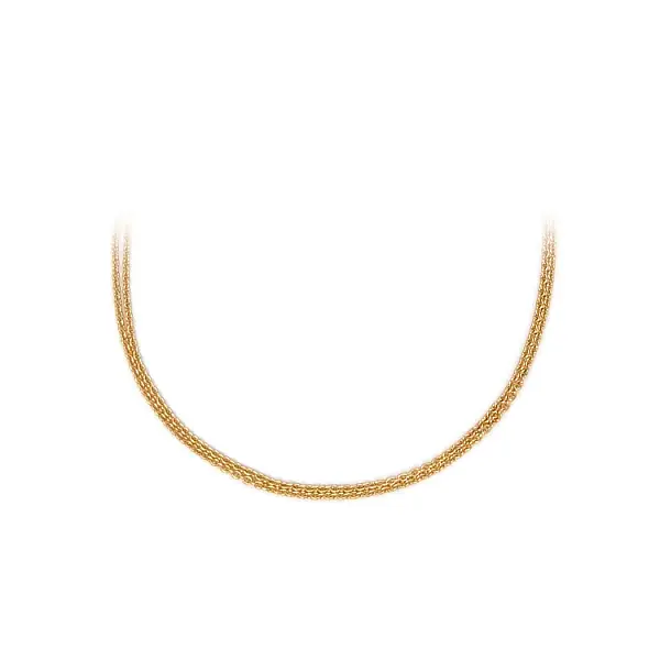 Zlatý Dvojitý Řetízek Anker