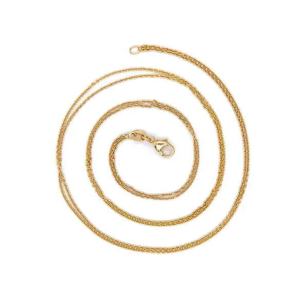 Zlatý Dvojitý Řetízek Anker