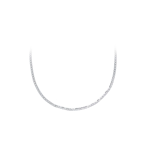 White Gold Armour Chain