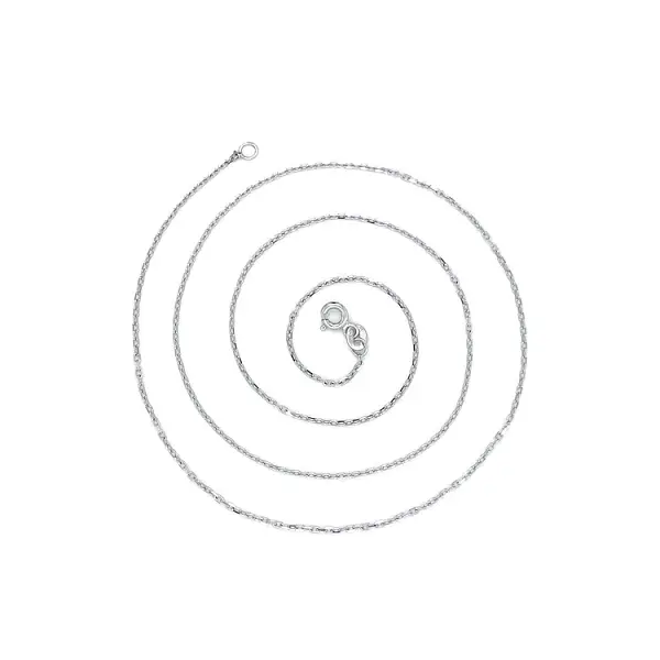 Řetízek Anker z Bílého Zlata