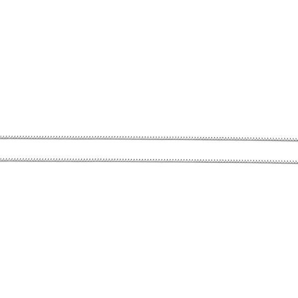 White Gold Cube Chain - Cube