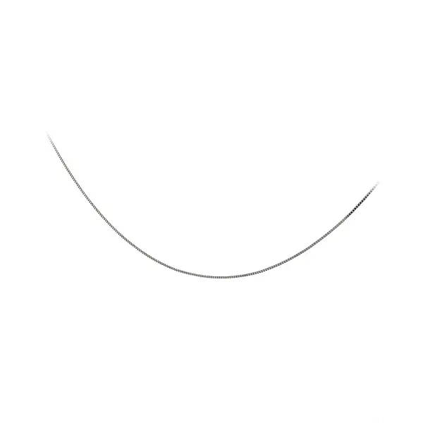 Řetízek z Bílého Zlata Cube - Kostka