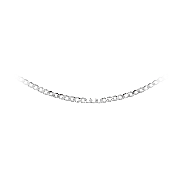 White Gold Armour Chain