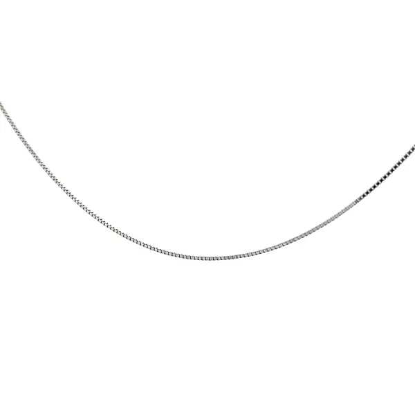 Řetízek Cube - Kostka z Bílého Zlata