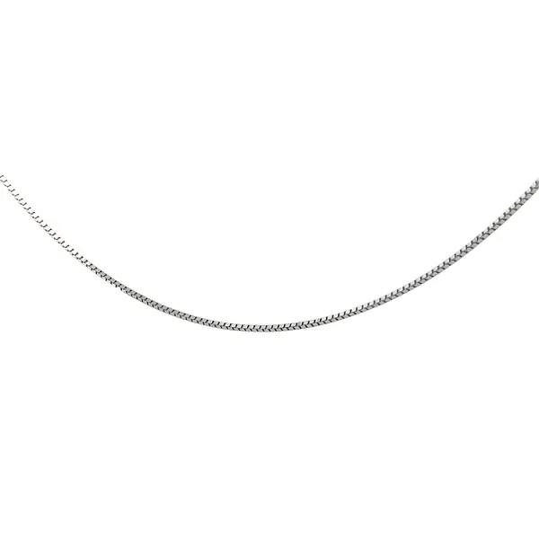 Řetízek Cube - Kostka z Bílého Zlata