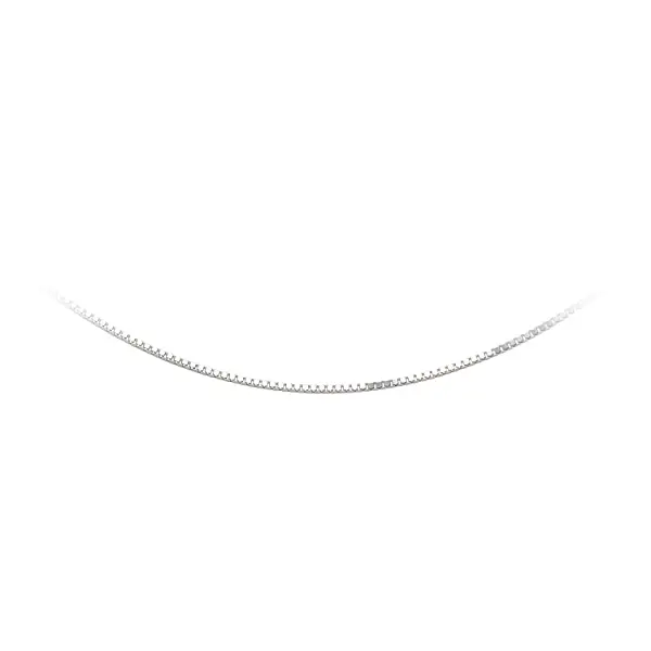 Řetízek Cube - Kostka z Bílého Zlata