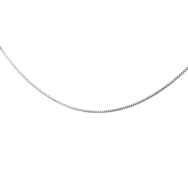 Řetízek Cube - Kostka z Bílého Zlata