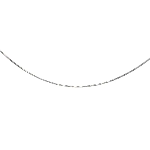 Řetízek Cube - Kostka z Bílého Zlata