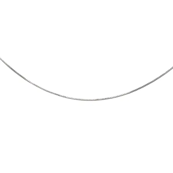 Řetízek Cube - Kostka z Bílého Zlata