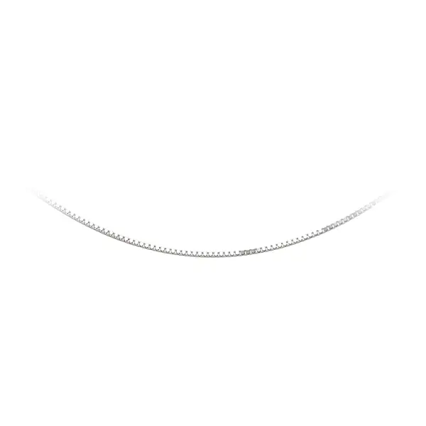 Řetízek Cube - Kostka z Bílého Zlata