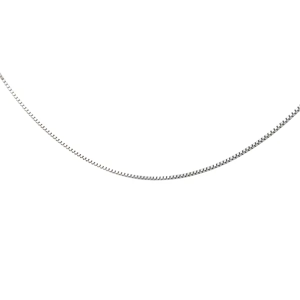 Řetízek Cube - Kostka z Bílého Zlata