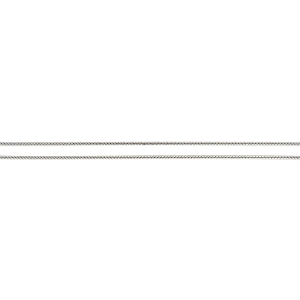 White Gold Fox Tail Chain