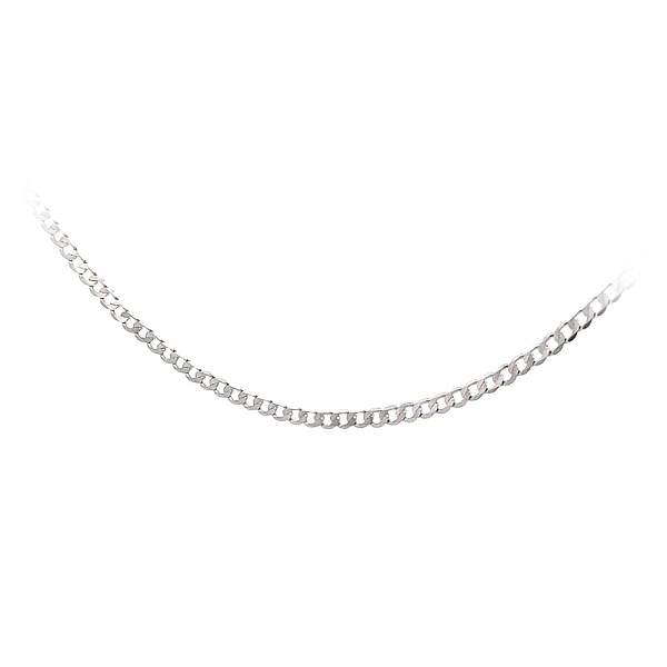 White Gold Armour Chain