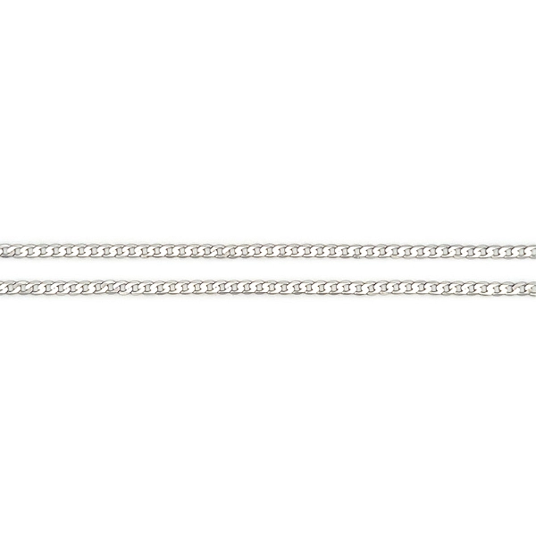 White Gold Armour Chain