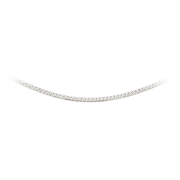White Gold Armour Chain