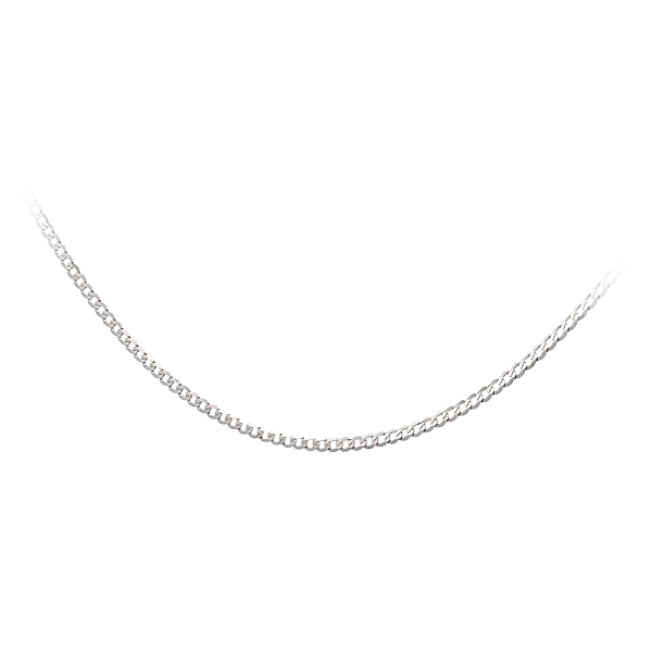 White Gold Armour Chain