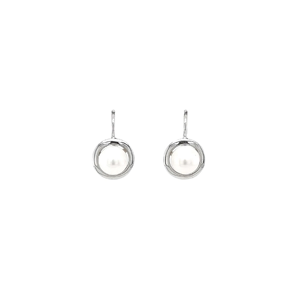 White Gold earrings with Pearl