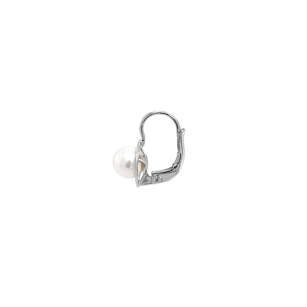 White Gold earrings with Pearl