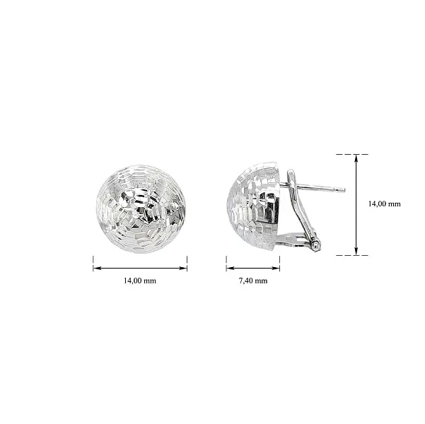 Náušnice z Bílého Zlata