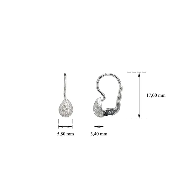 Zlaté Náušnice z Bílého Zlata