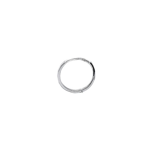 White Gold Earrings with Clean and Modern Design