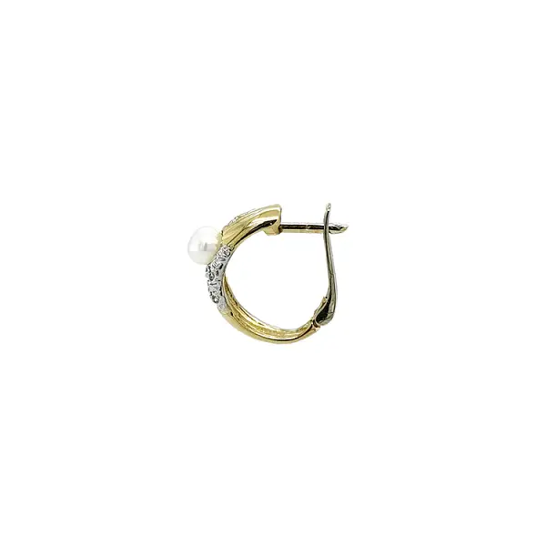 Zlaté Náunšice s Perlou a Zirkony