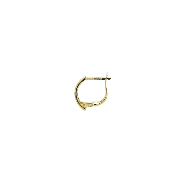 Minimalistické Půlkruhové Náušnice ze Zlata