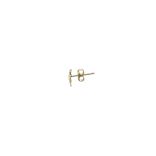 Gold Peck Earrings Horse
