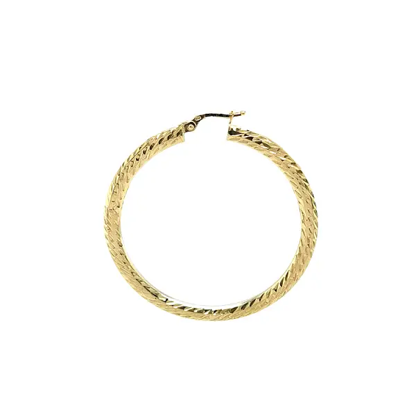 Zlaté Kruhové Náušnice