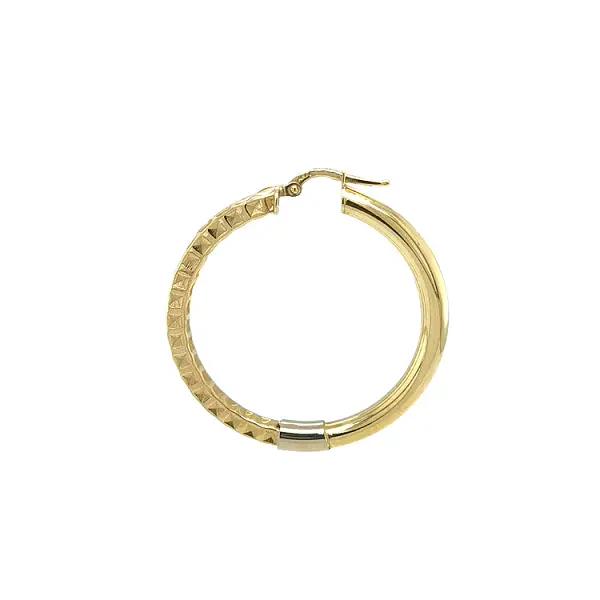 Zlaté Kruhové Náušnice