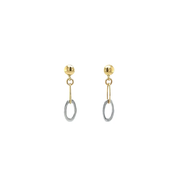 Earrings made of Combination Gold