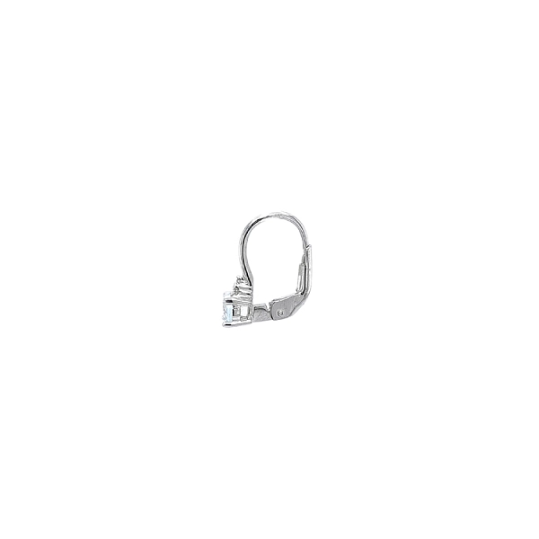 White Gold Topaz Earrings