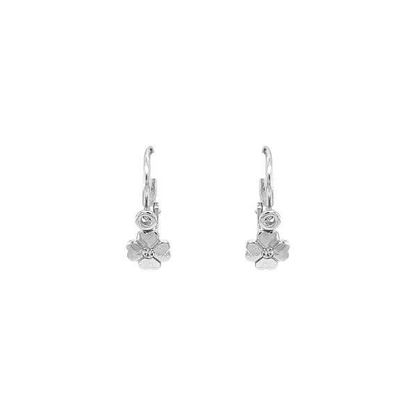 Golden Children Earrings with Zircones