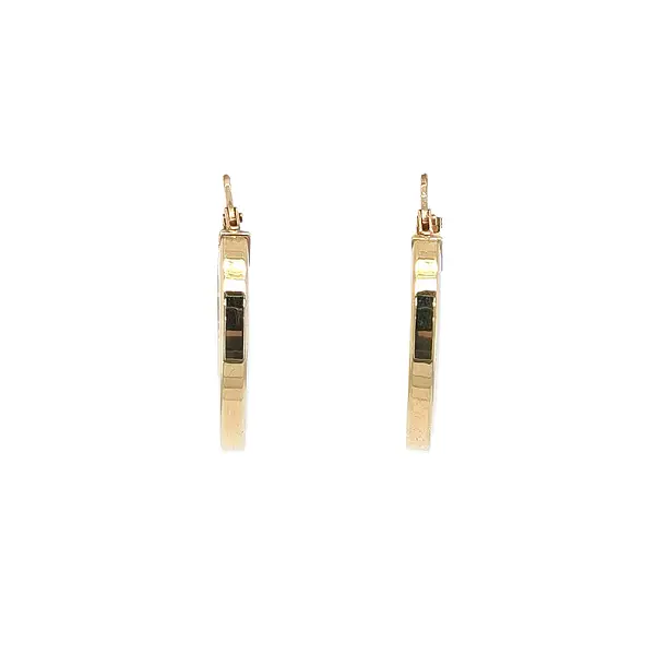 Elegantní kruhové náušnice ze zlatavvv