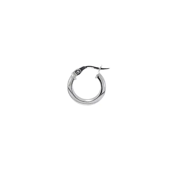 Kruhové Náušnice z Bílého Zlata