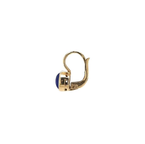 Gold Earrings with Lapis Lazuli - Delicacy and Strength in One Jewel