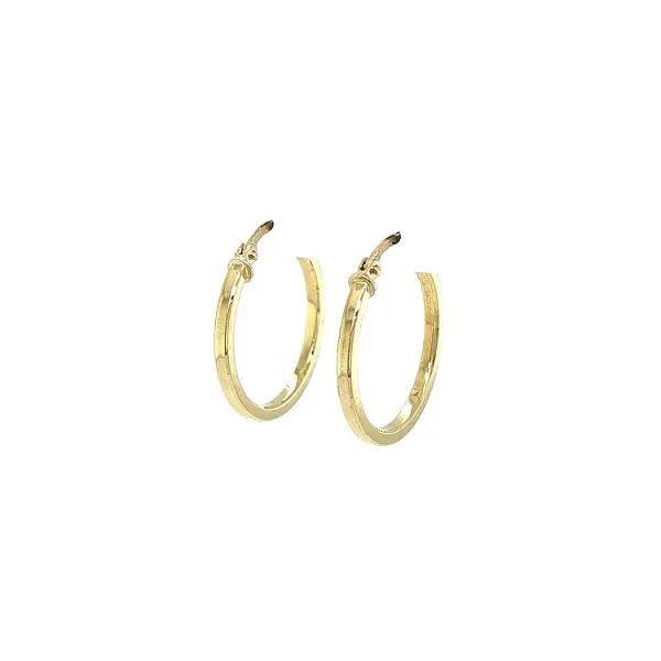 Zlaté Kruhové Náušnice