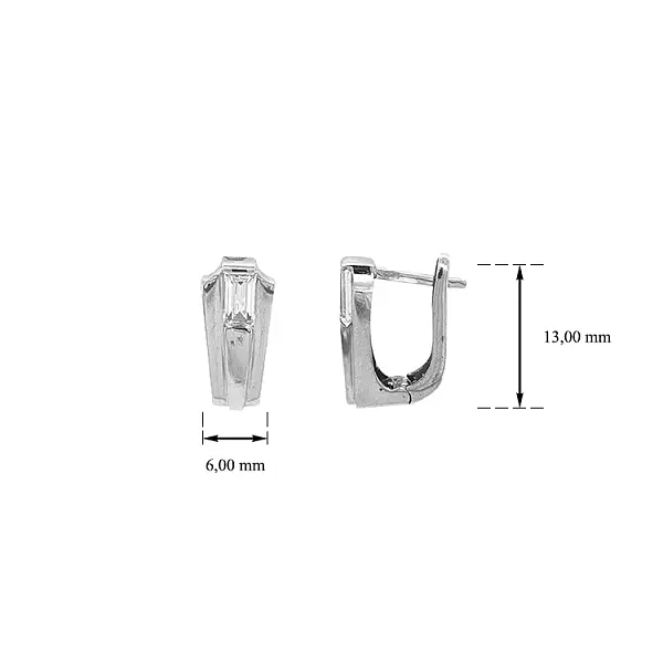 Zlaté Náušnice se Zirkony