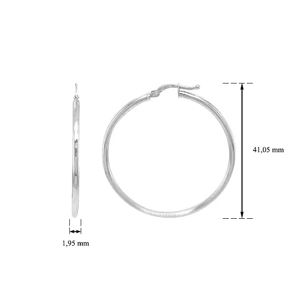 Zlaté Kruhové Náušnice