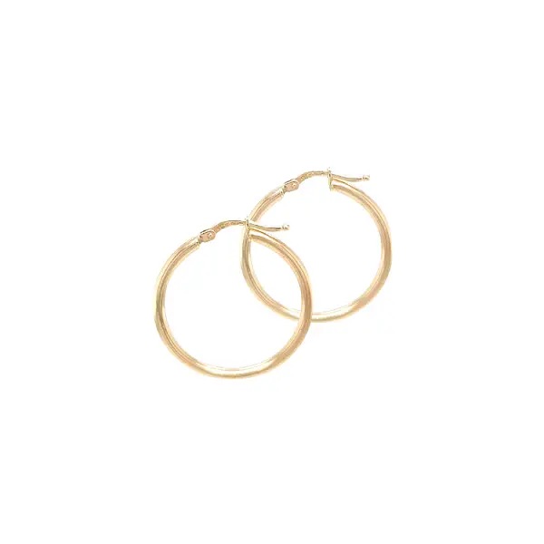 Zlaté Kruhové Náušnice