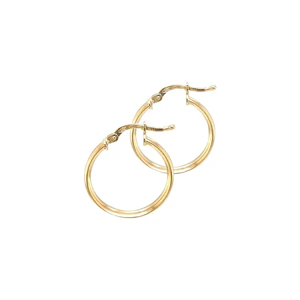 Zlaté Kruhové Náušnice