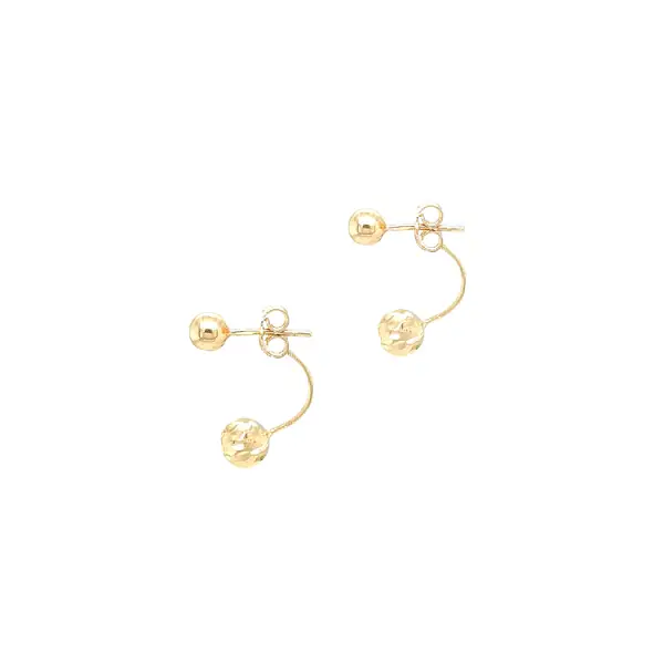 Zlaté Náušnice Kuličky